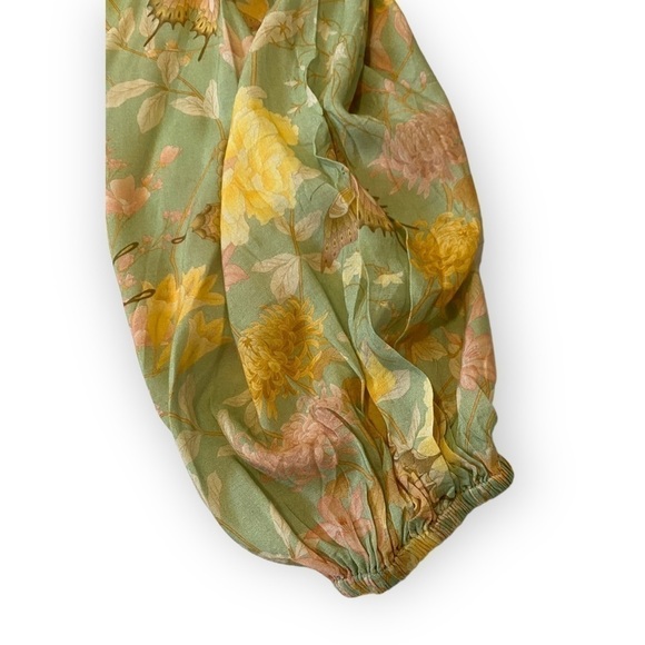 NWT Spell And the Gypsy Butterfly Boho Tunic Dress, Size M, Botanical pastel - Picture 12 of 15